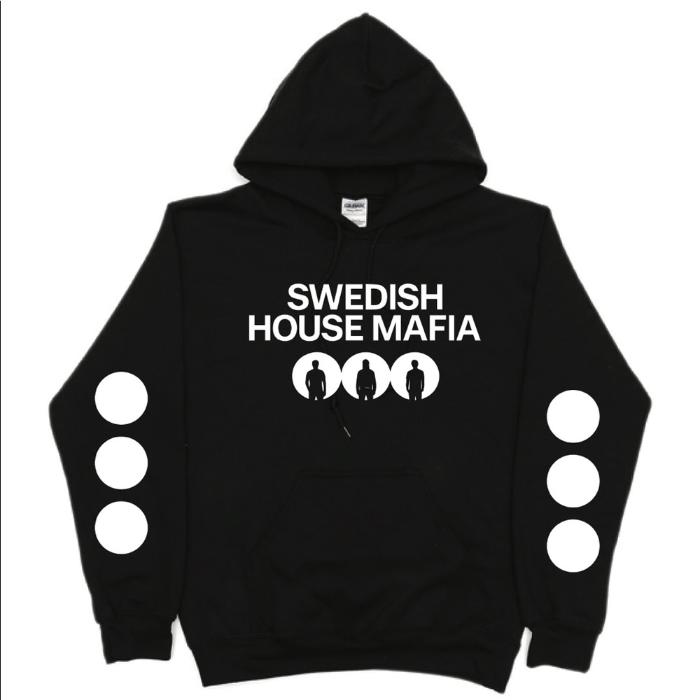 Black Graphic Hoodie